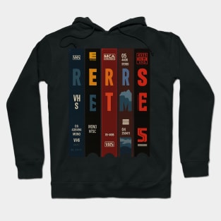 John Carpenter Retro VHS Horror Tape Spine Tribute Hoodie